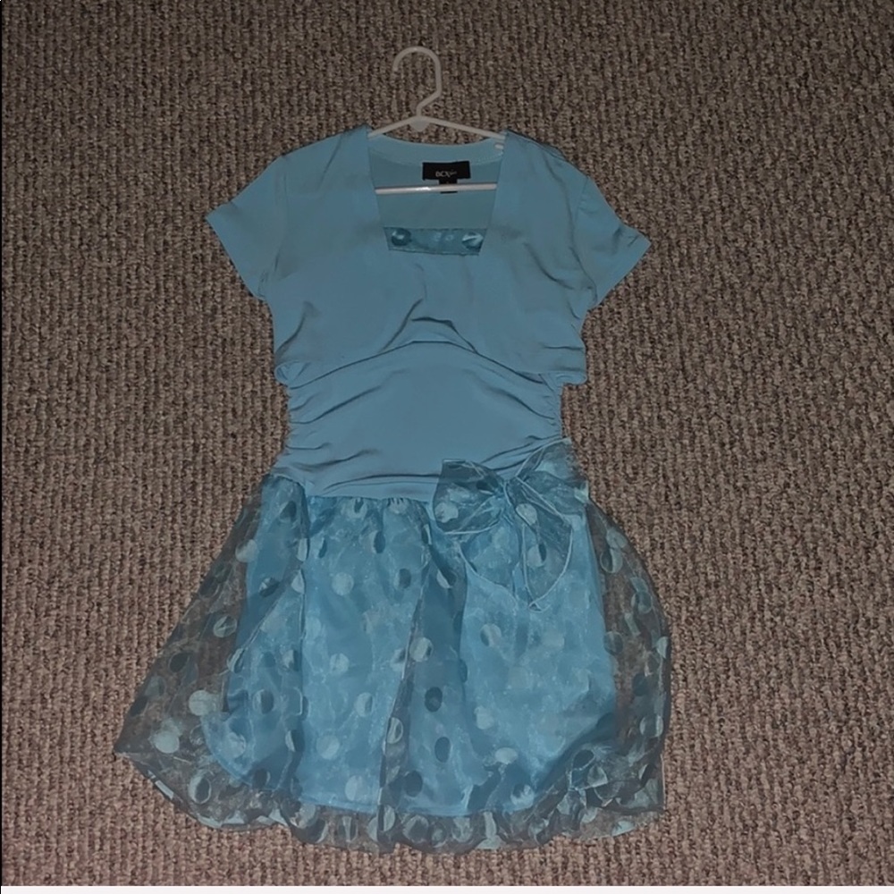 kids polka dot dress with shaw!!